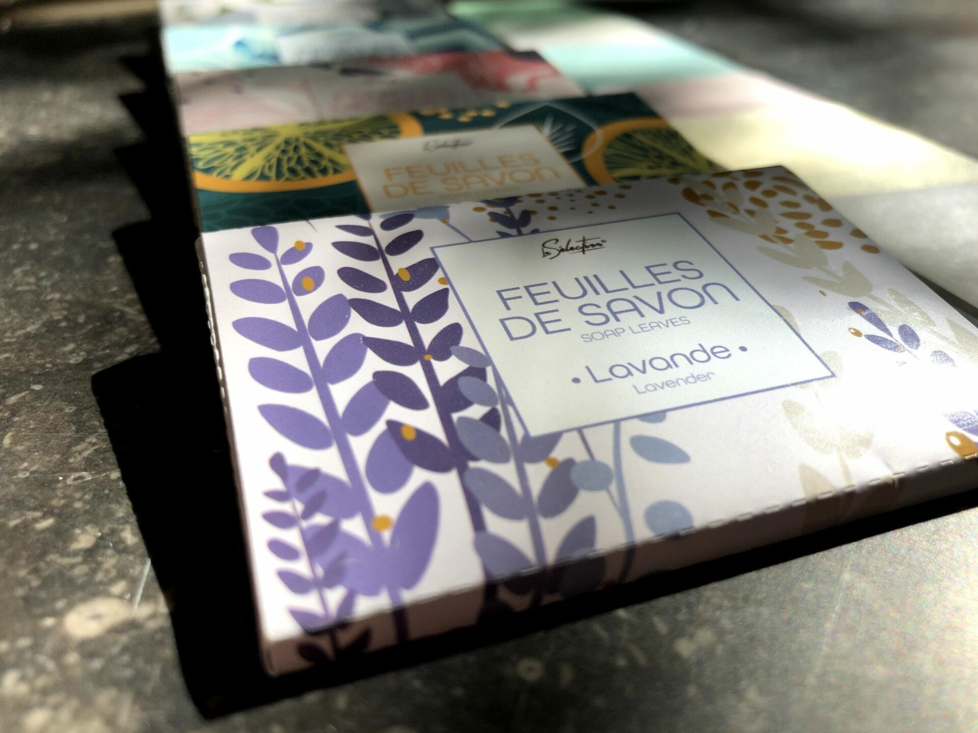 Feuilles De Savon De Voyage Biodégradables – 5 Parfums, Format Carte, Pour Camping, Randonnée, Zéro Plastique